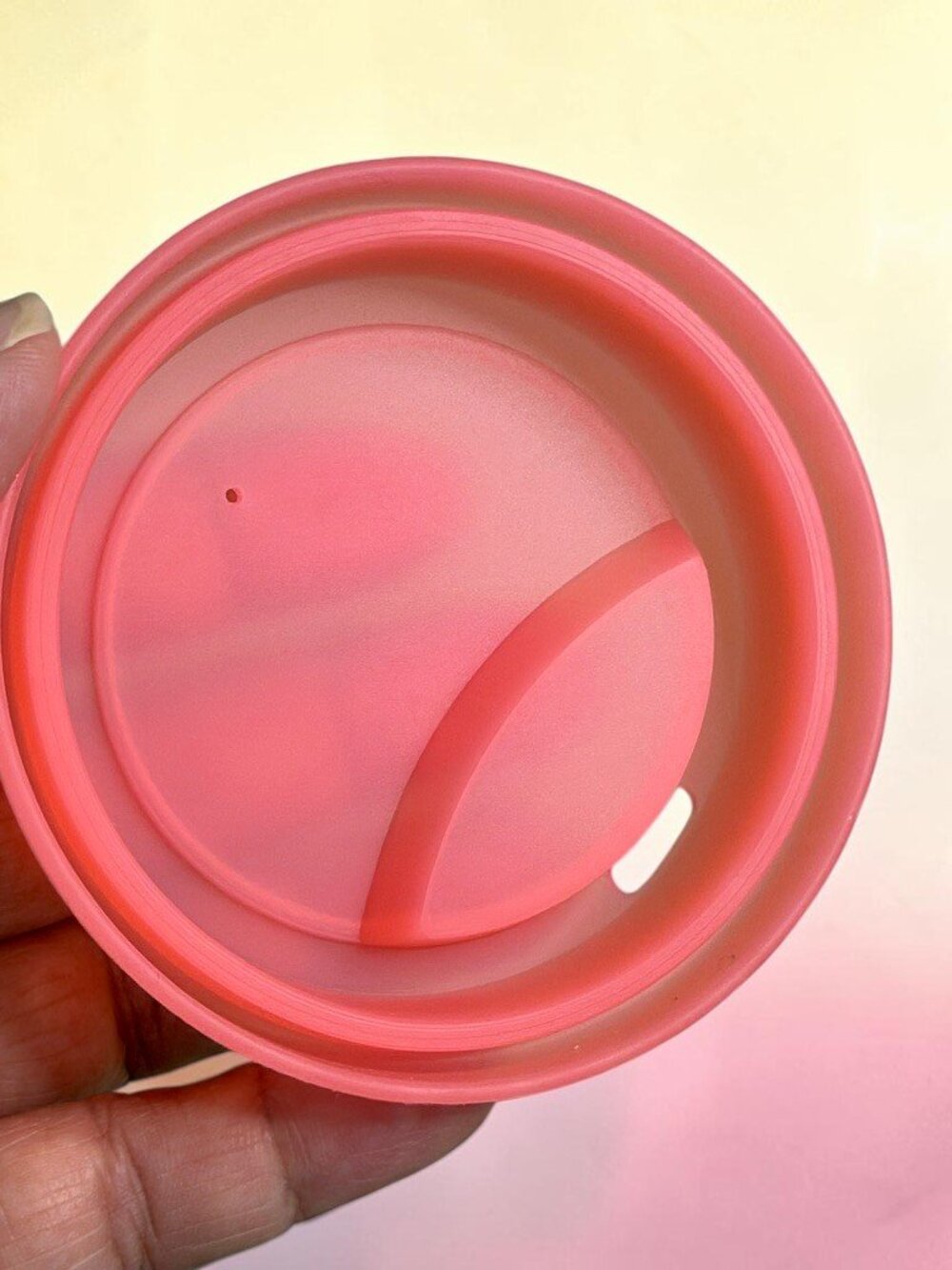 Starbucks Japan 2024 Sakura Floral Heat-Resistant Glass Travel Mug w/ Lid 12 oz - Picture 8 of 11